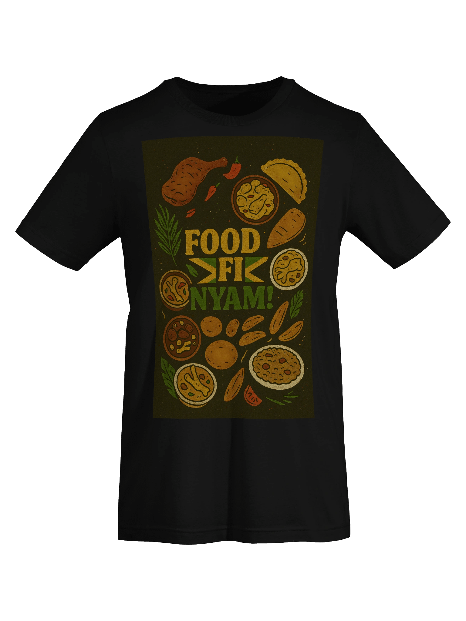 Foodie Delight Illustrated T-Shirt product image (7)