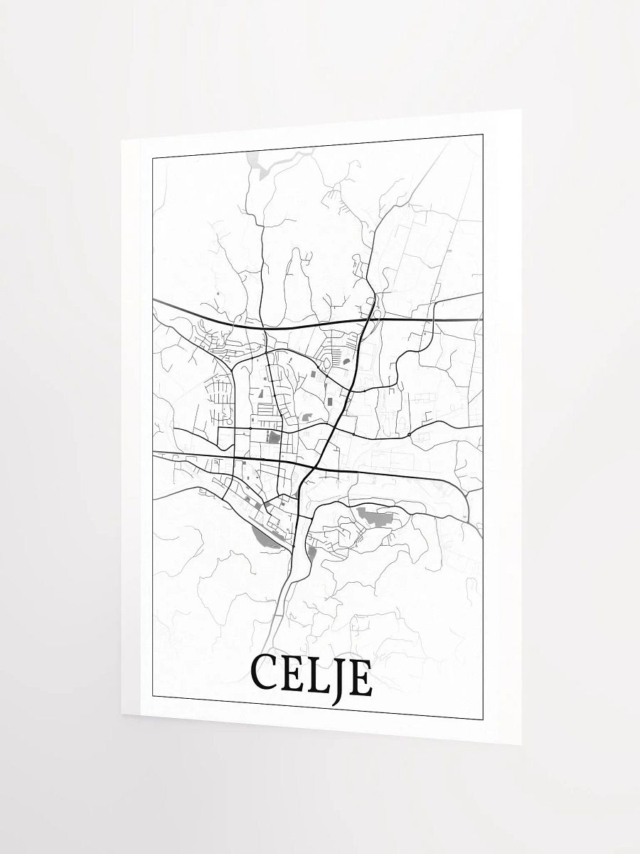 Celje, Slovenia, city map print product image (6)