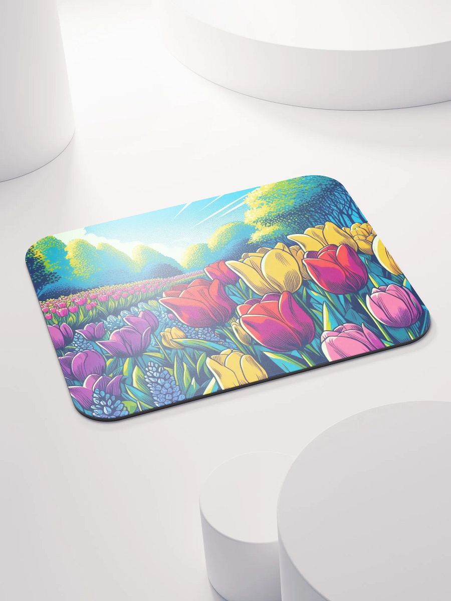 Vibrant Tulip Paradise Mouse Pad product image (4)