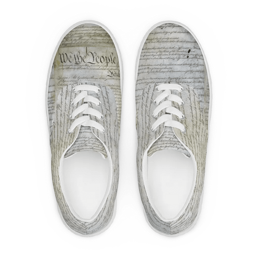 "Composition" Womens Canvas Shoes product image (3)