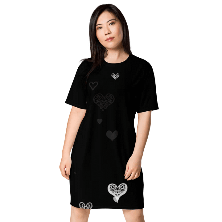 Heart T-Shirt Dress product image (1)