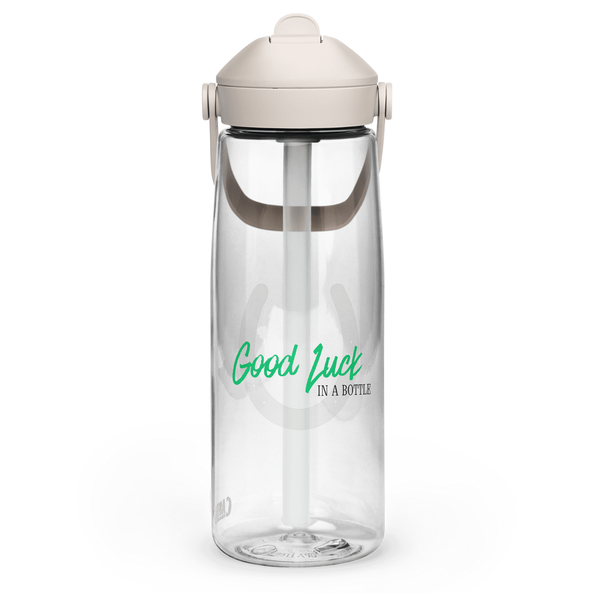 "Good Luck" in a Flip Straw Bottle product image (3)