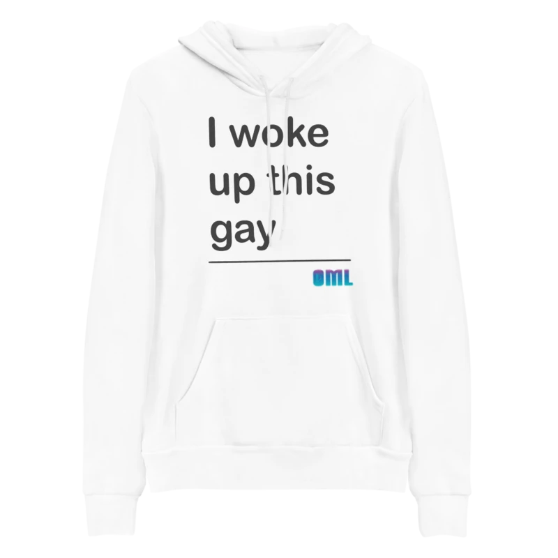 I Woke Up This Gay Hoodie - White product image (1)