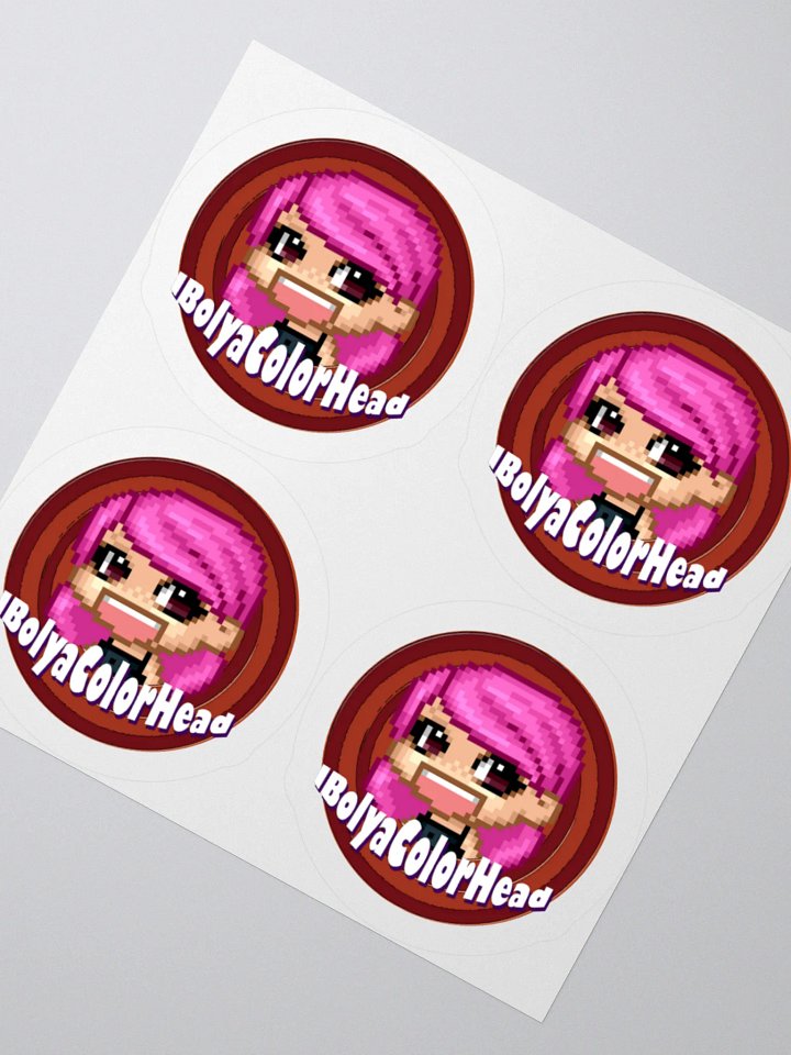 IbolyaColorHead Logo Stickers product image (4)