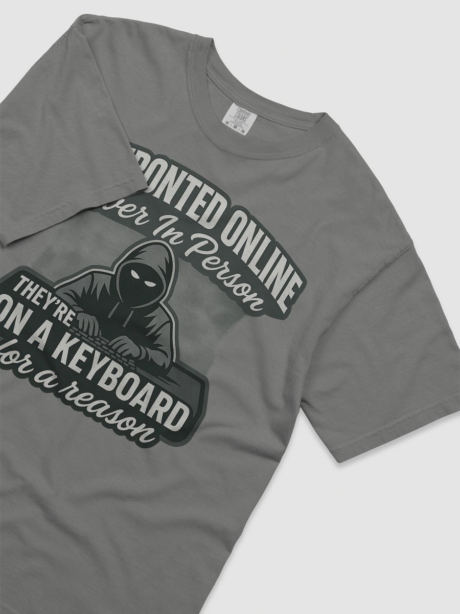 Confronted Online NEVER InPerson Graphic Tee product image (14)
