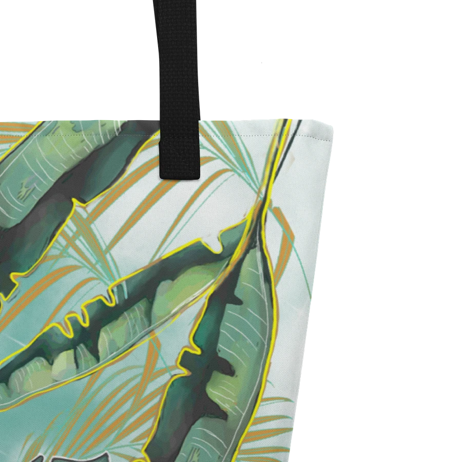 Leafy Paradise Print Tote | Tropical Tote product image (2)