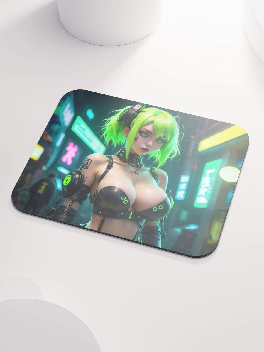 Neon Cyberpunk Mouse Pad product image (4)