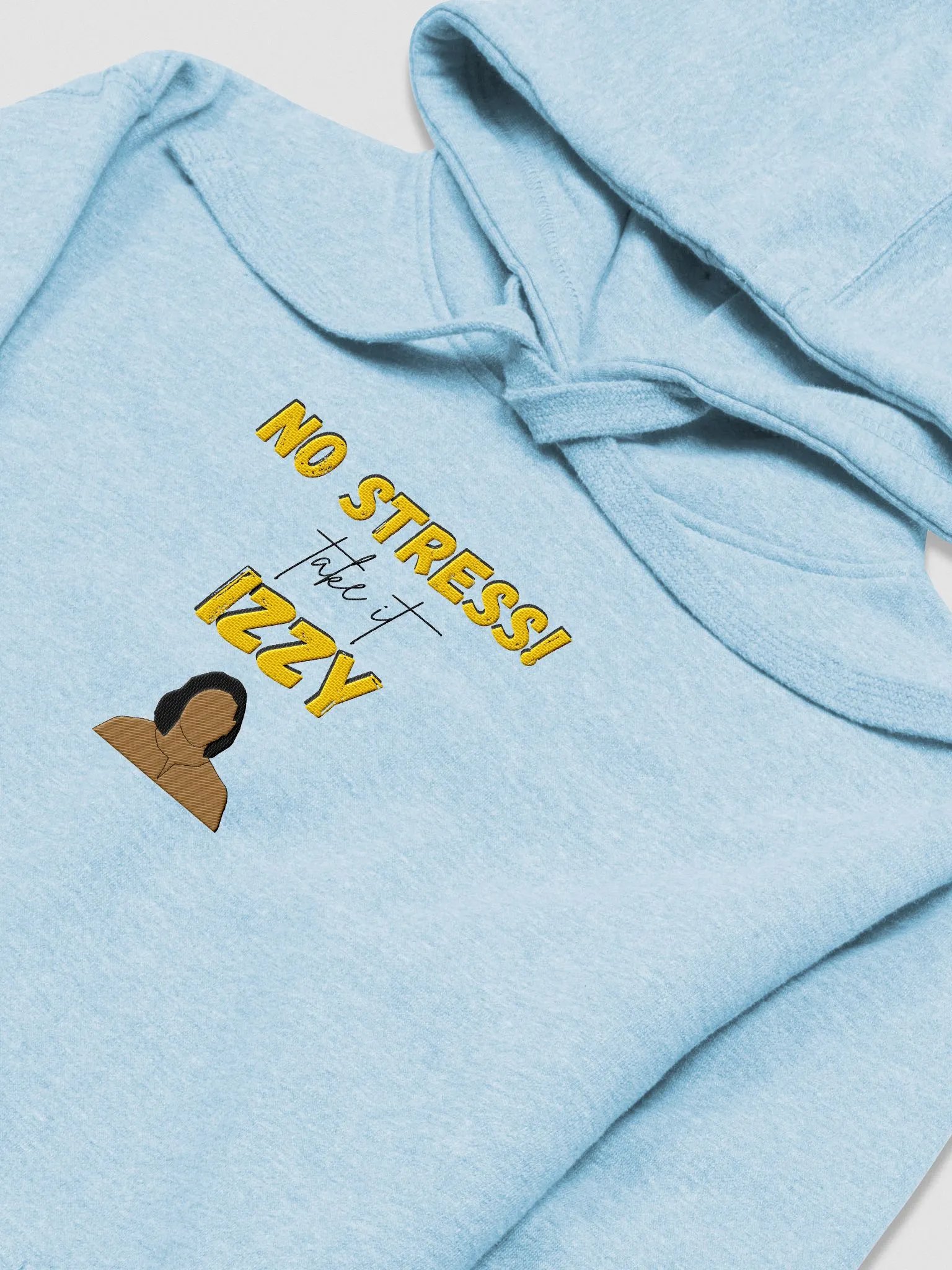 Take it Izzy embroidered HOODIE product image (2)