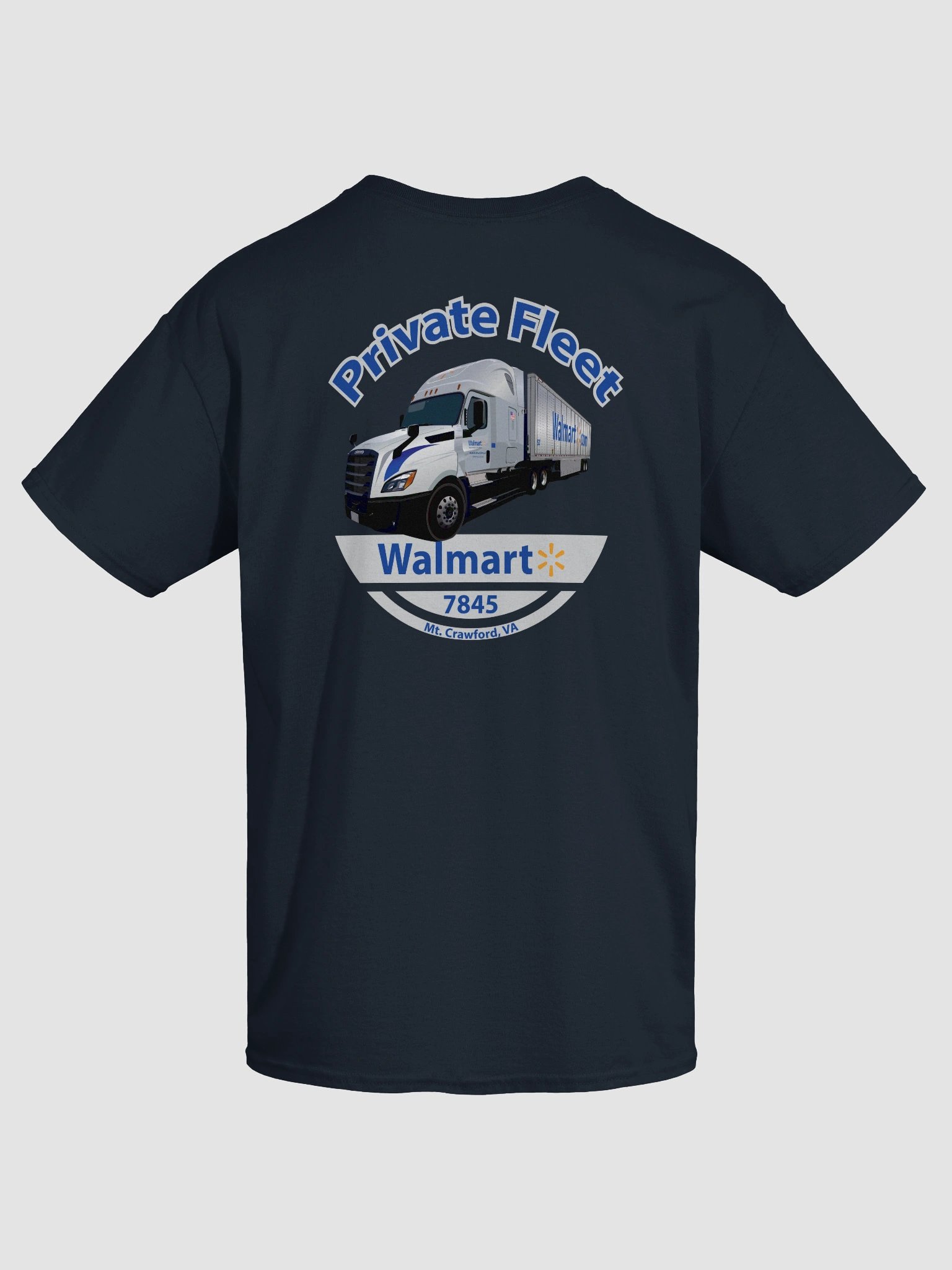 7845 Mt. Crawford Walmart Private Fleet tshirt product image (4)