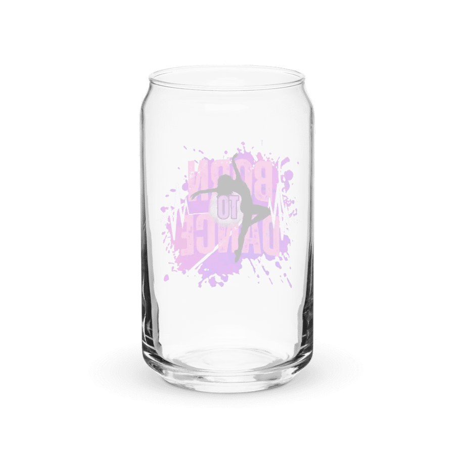 Born to Dance Her Silhouette Energetic Beats Glass product image (38)