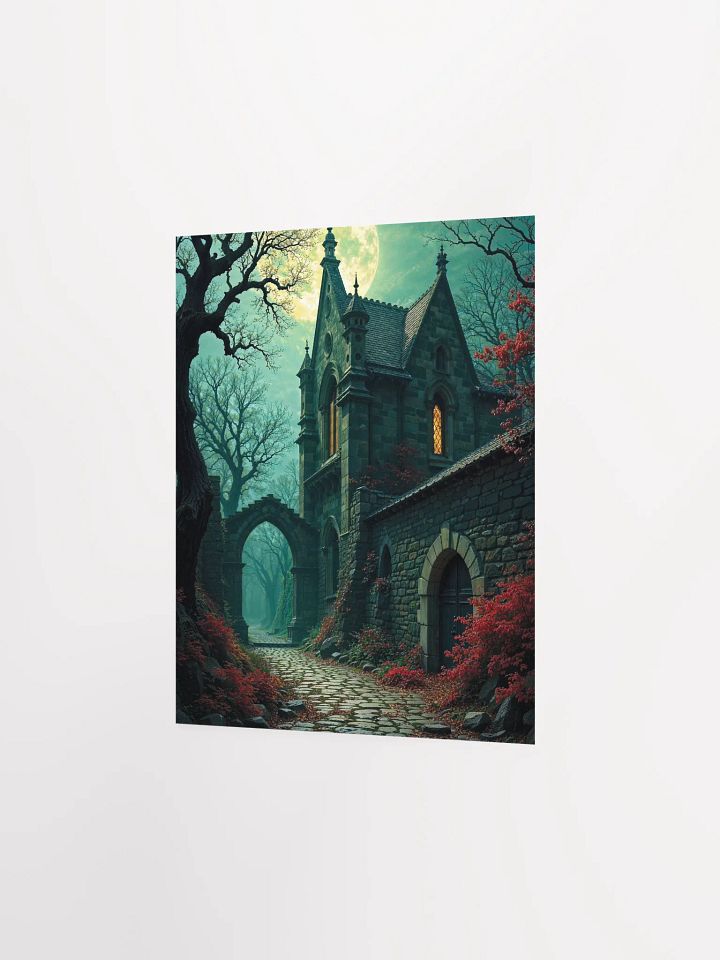 Moonlit Gothic Manor Poster product image (10)