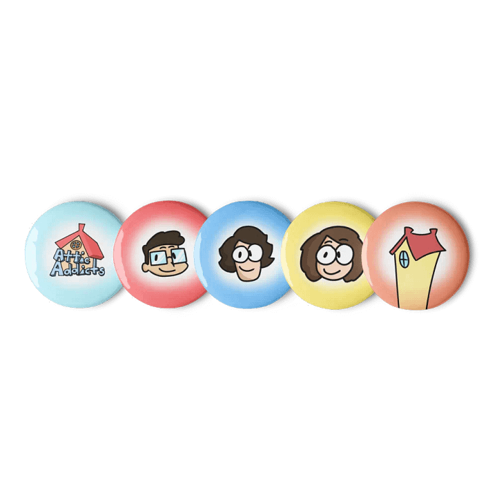 Attic Addicts Pin Set product image (1)