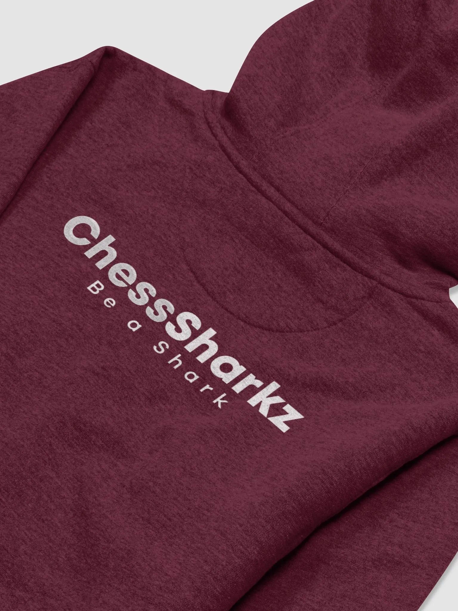 ChessSharkz Dynamic Maroon Hoodie product image (4)