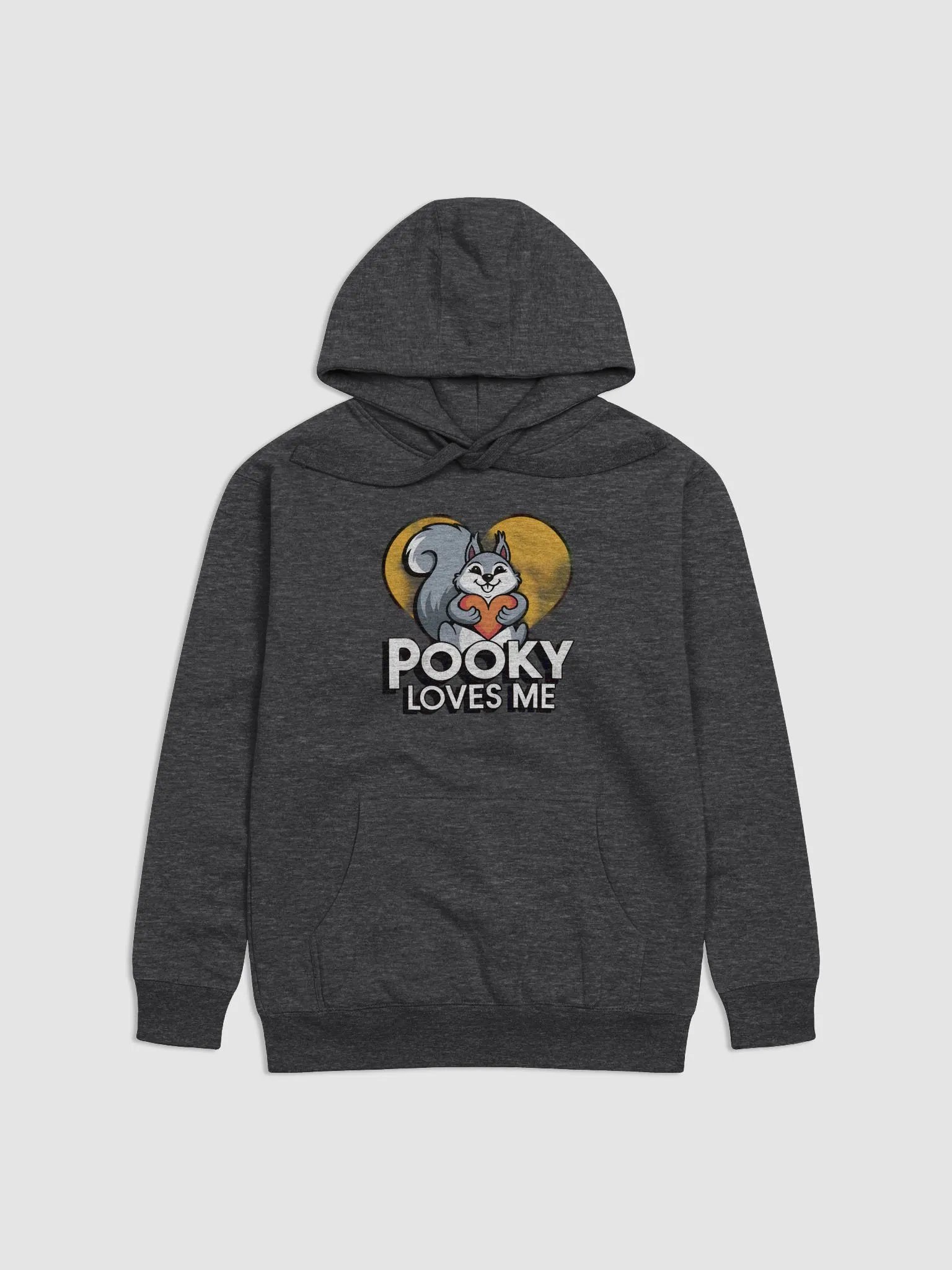 Super Soft and Comfy Hoodie: Pooky Loves Me, Yellow Heart product image (1)