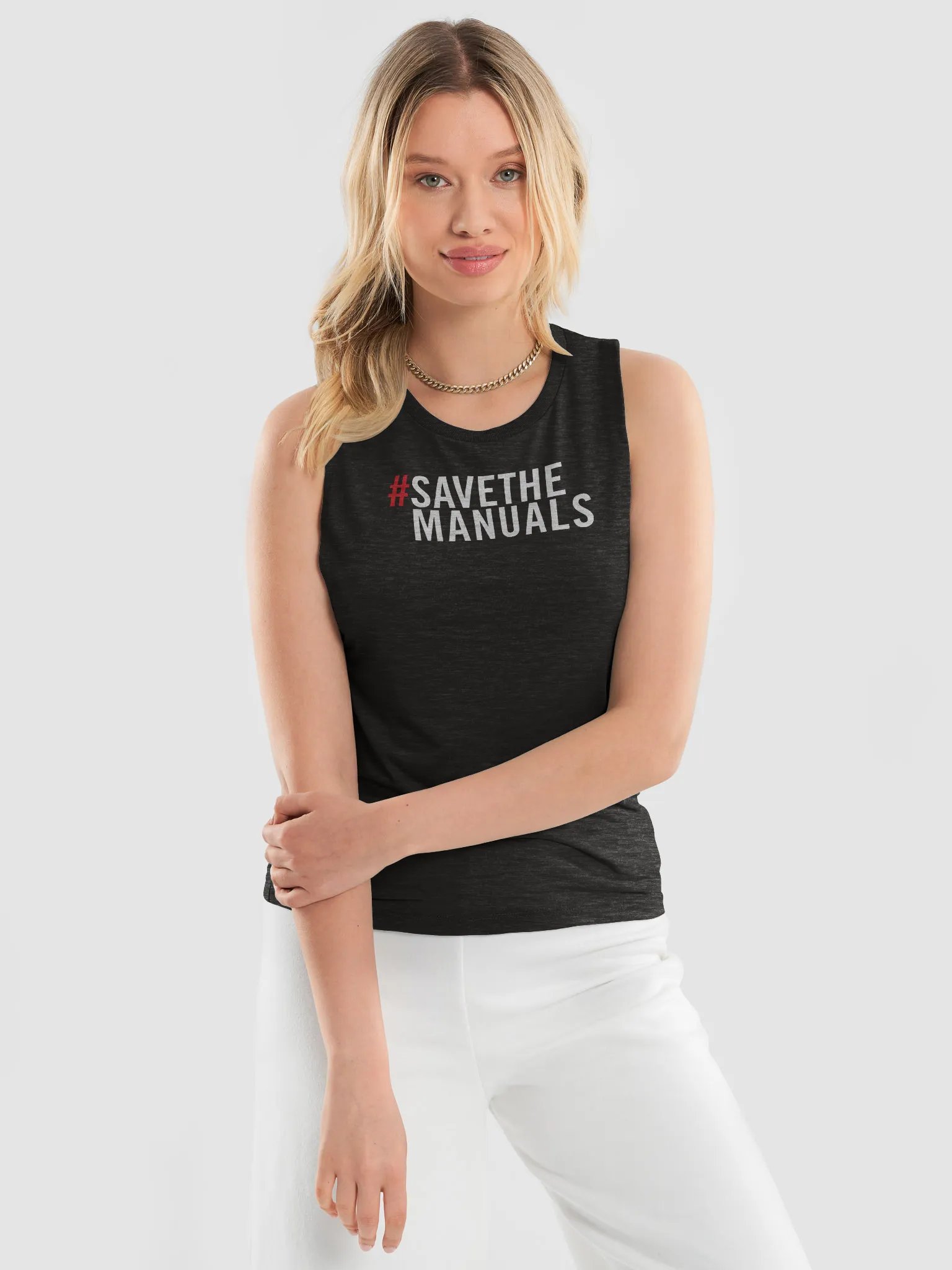 #SAVETHEMANUALS WOMEN'S TANK product image (6)