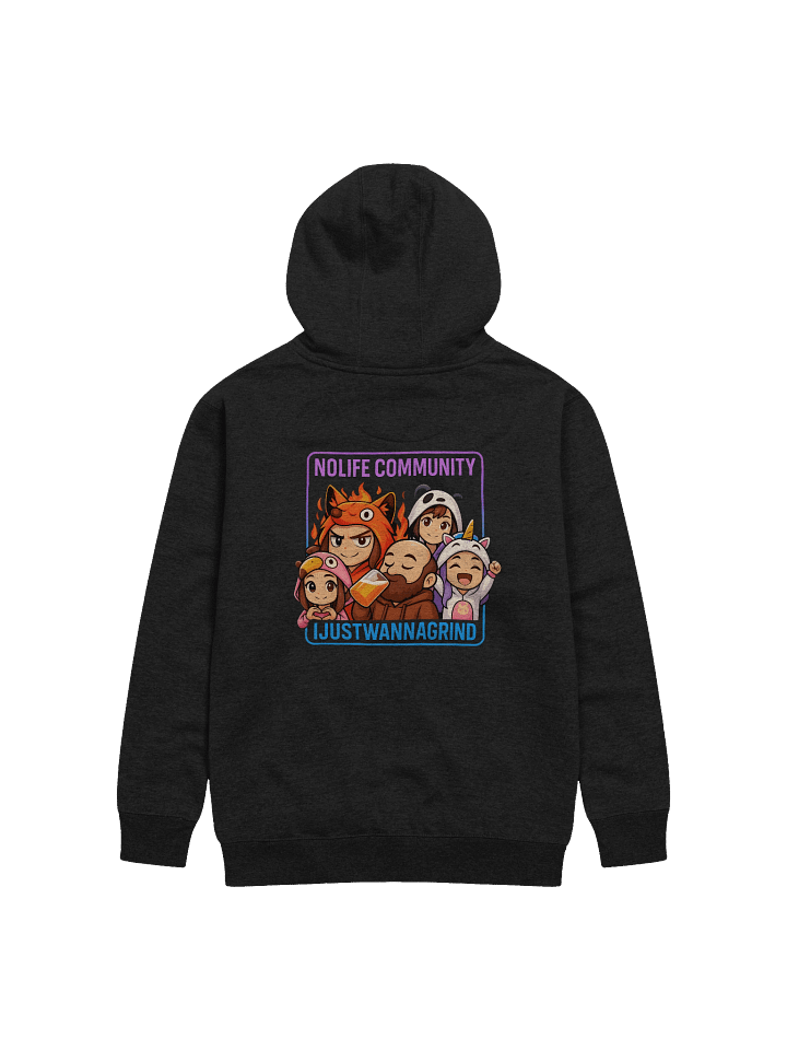 #NOLIFE Community Hoodie Printed product image (2)