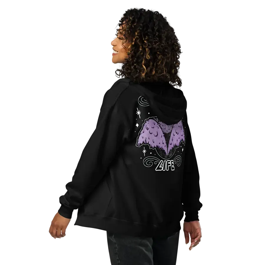 Mothman Lurk Life Zip Hoodie product image (6)