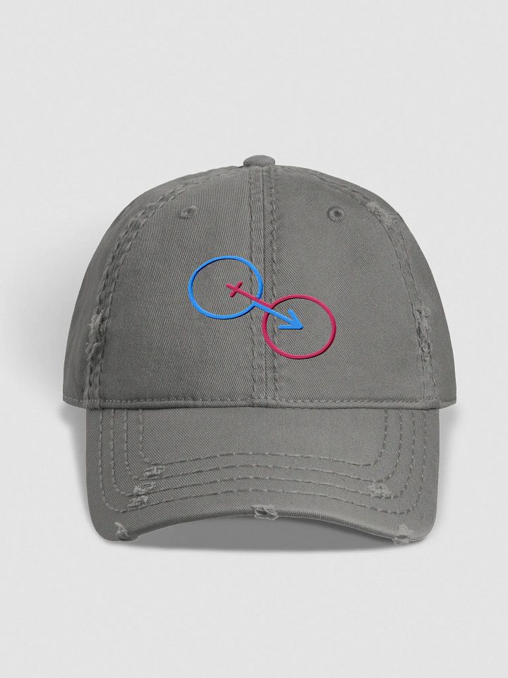 Traditional Love Duo Distressed Dad Hat product image (1)