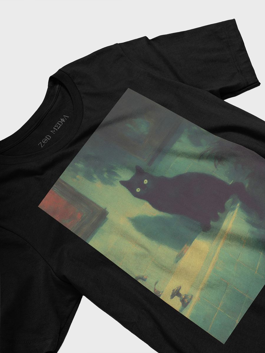 Midnight Watcher Cat T-Shirt product image (2)