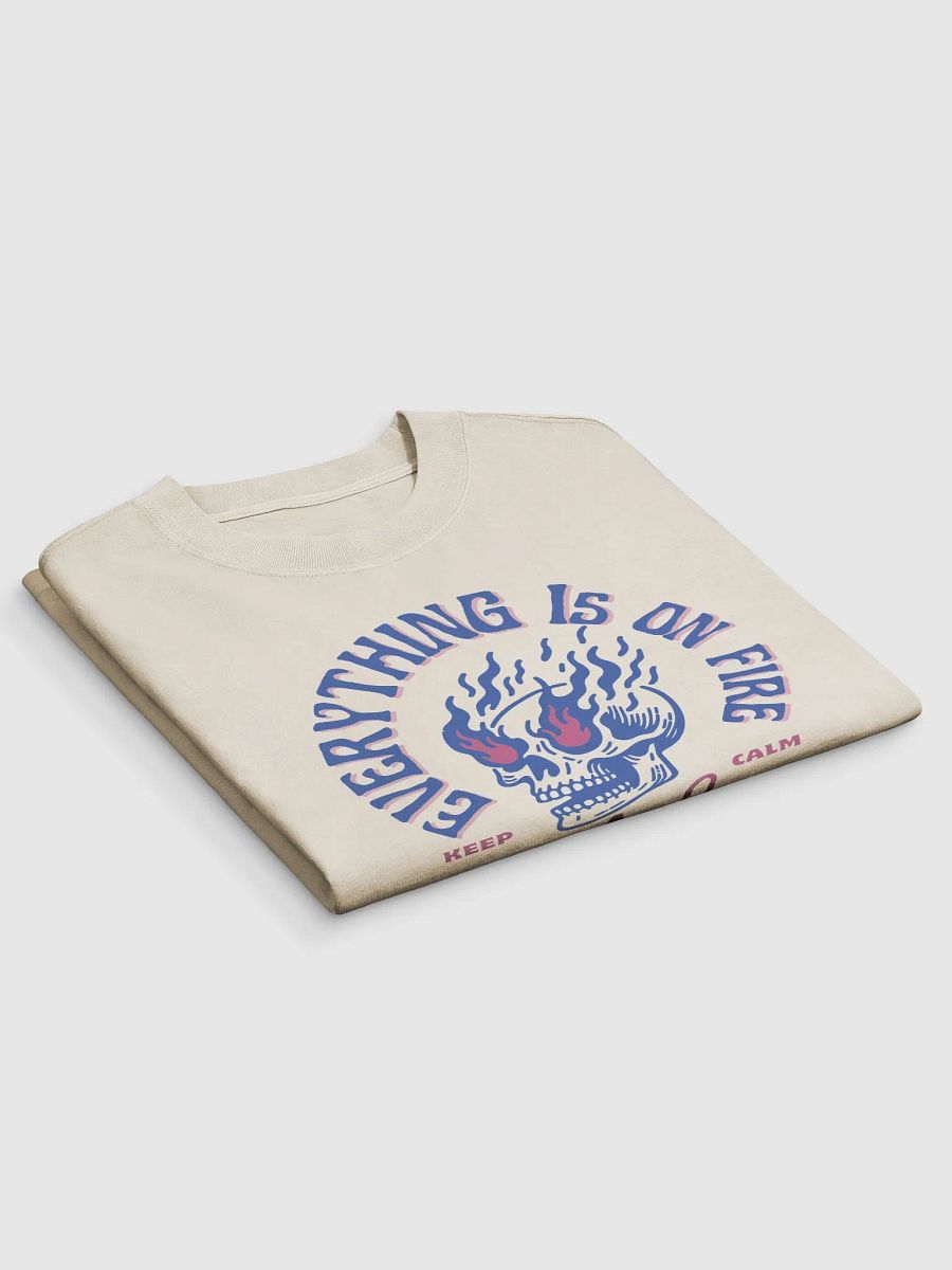 Everything Is On Fire Graphic Oversized Tee product image (7)