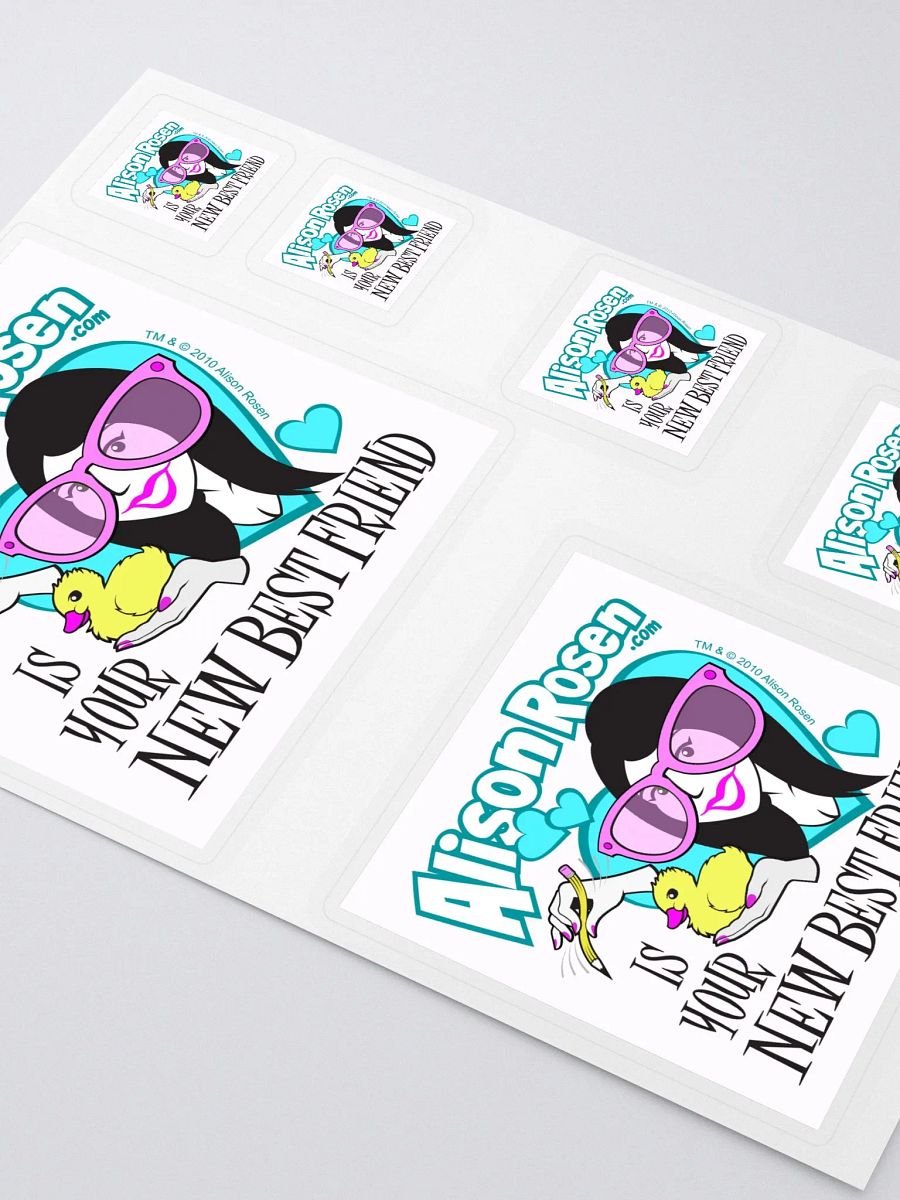 Logo Sticker Sheet (alt colors) product image (3)