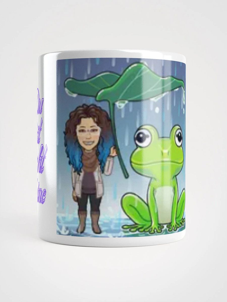 Weiß glänzende Tasse, du bist nicht alleine Motiv product image (14)