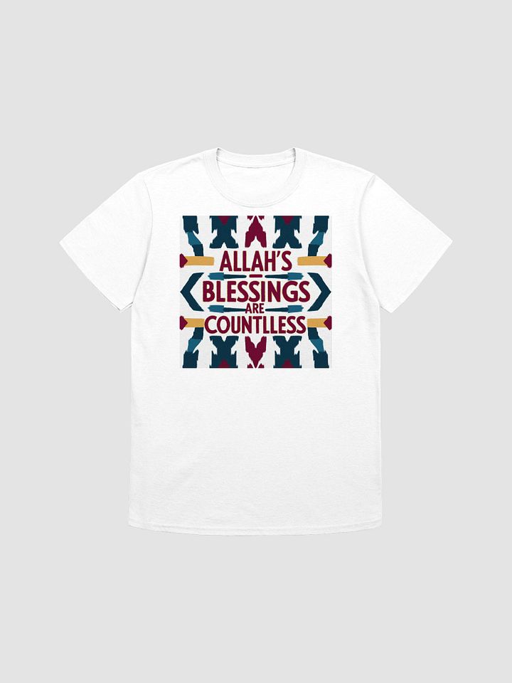 Allah’s Blessings Are Countless - Inspirational and Heartfelt Graphic Tee product image (1)
