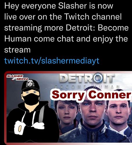 I'm live