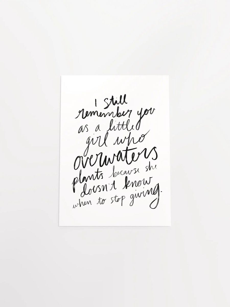Overwatering Plants Art Print product image (25)
