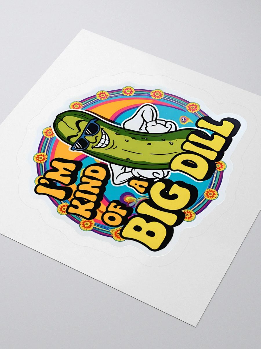 Big Dill Pickle Kiss Cut Sticker product image (9)
