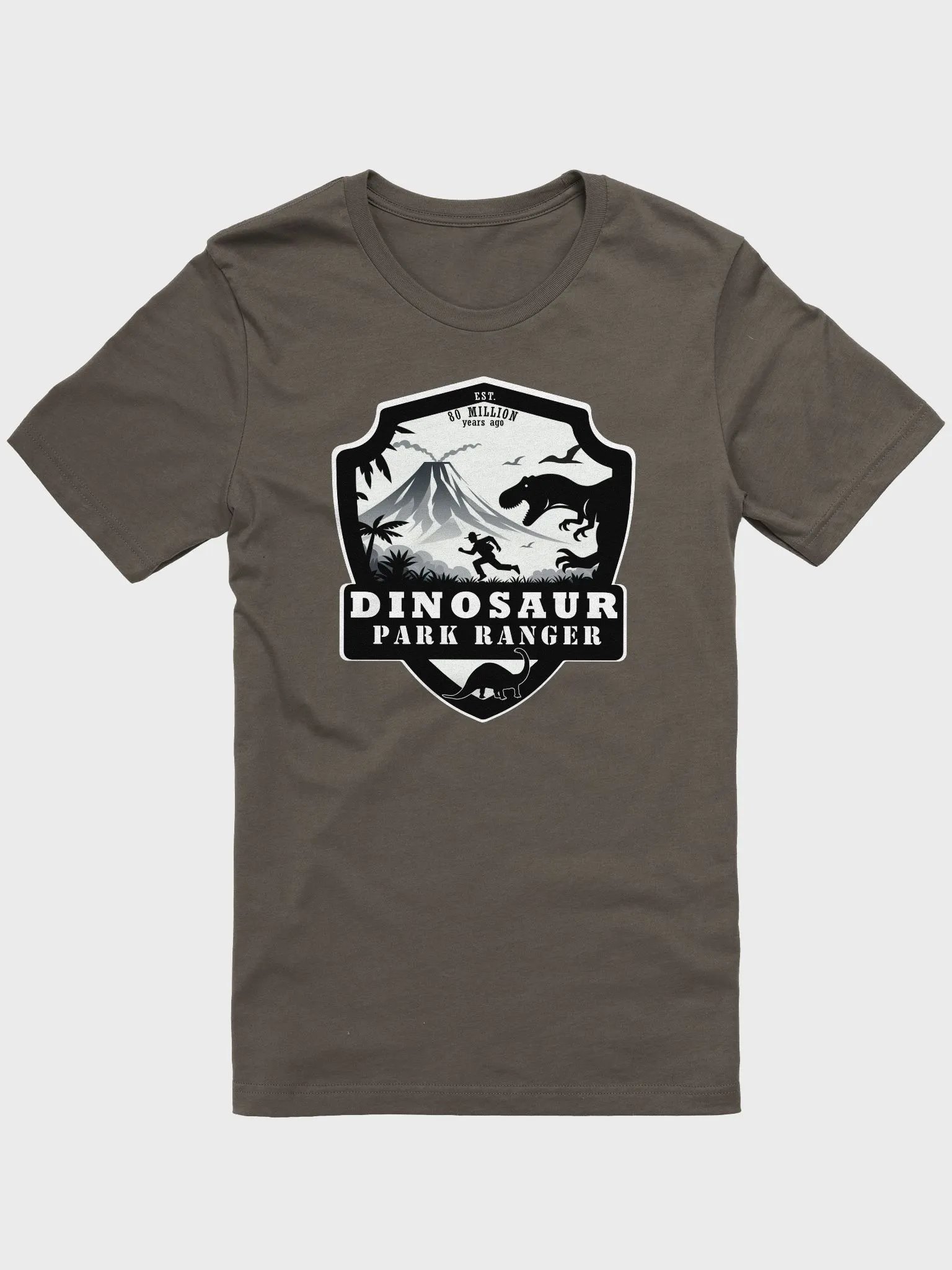 Dinosaur Park Ranger Volcano T-Shirt product image (4)
