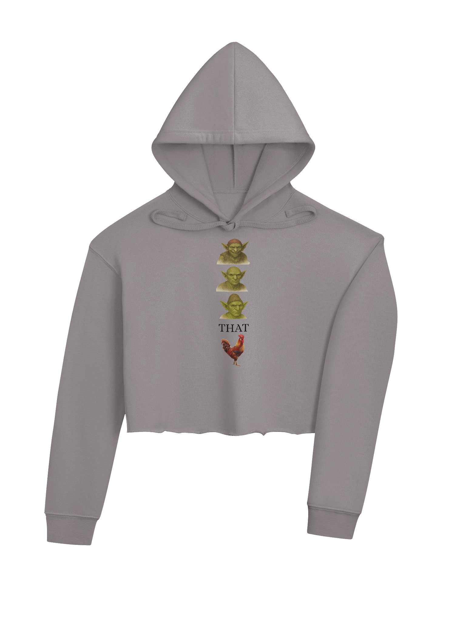 Goblin, Goblin, Goblin, THAT C@#! Crop Hoodie product image (4)