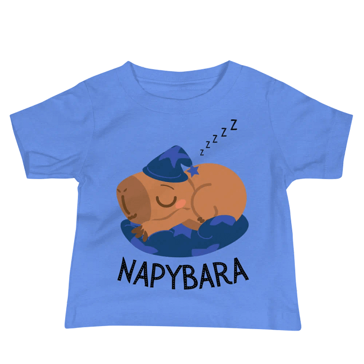 Napybara Sleepy Capybara Baby Shirt product image (1)