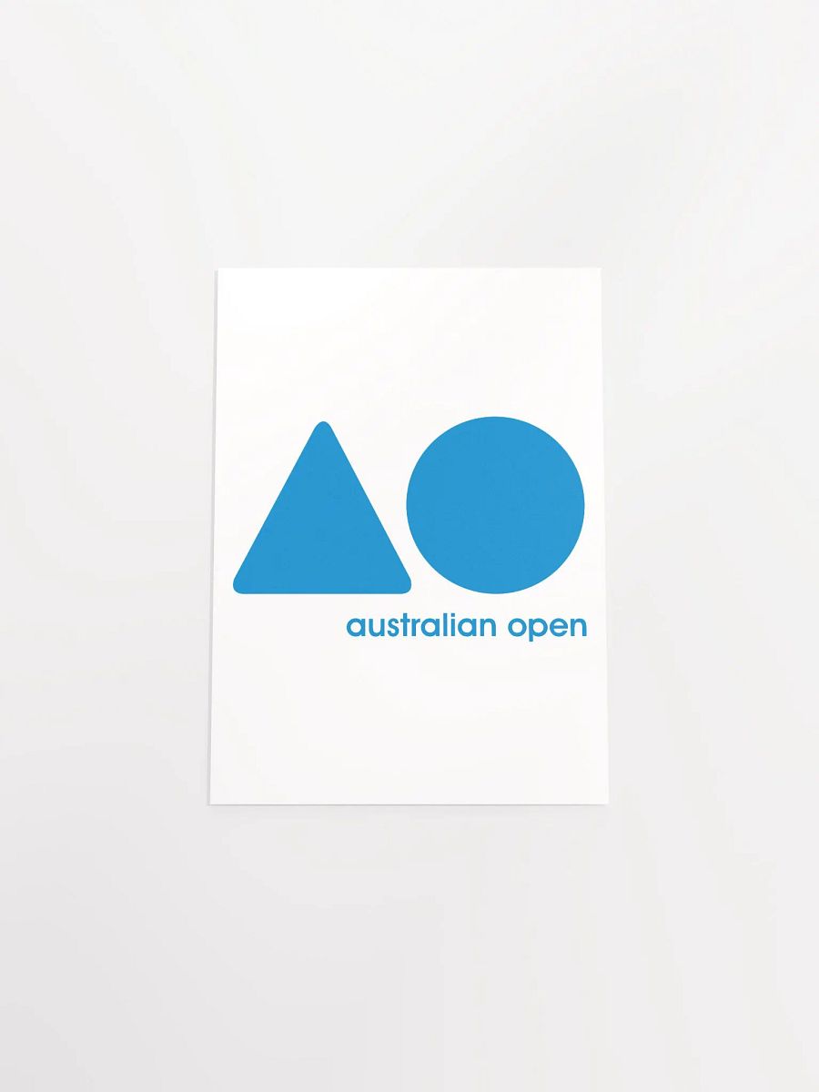 Australian Open Geometric Logo Poster product image (44)