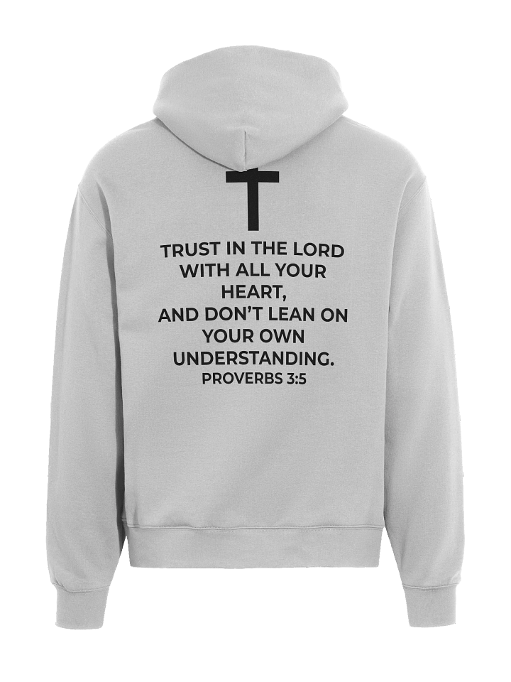 Proverbs 3:5 Eclipse Oversized Hoodie [Dark] product image (1)