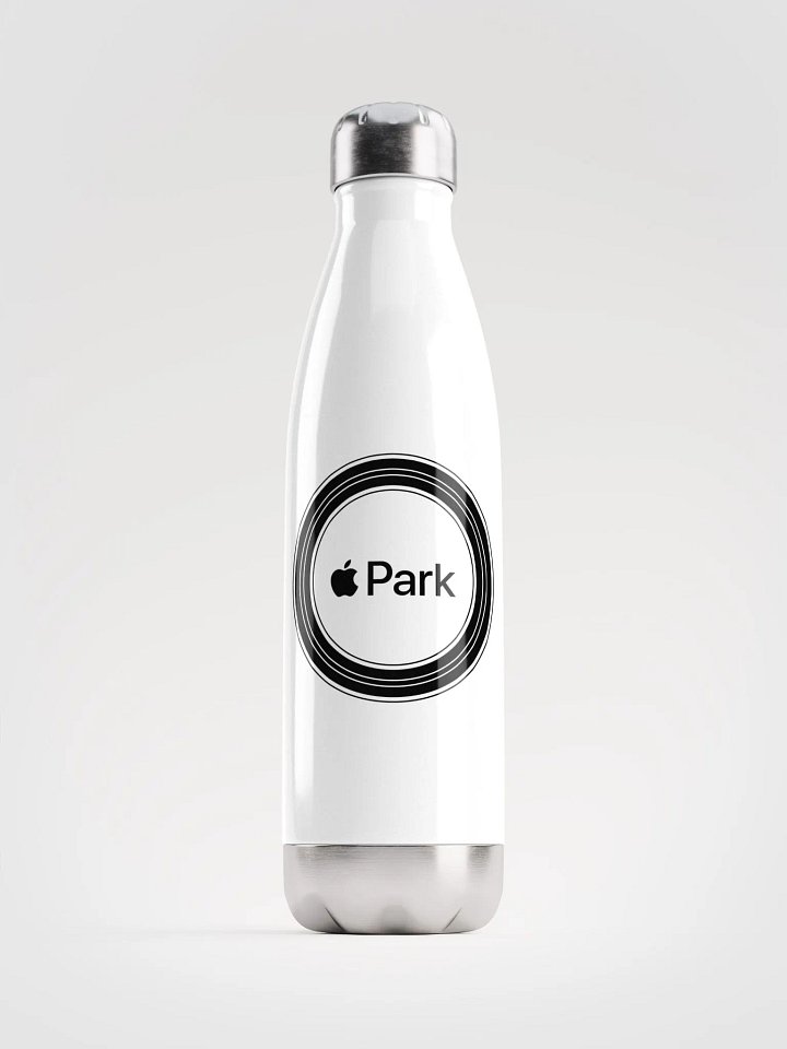 Apple Park branded temperature retention water bottle - White Version product image (1)