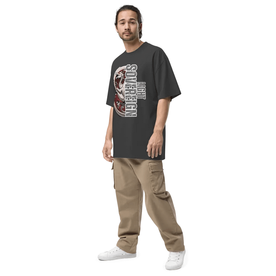 Team whte premium oversized tee product image (7)