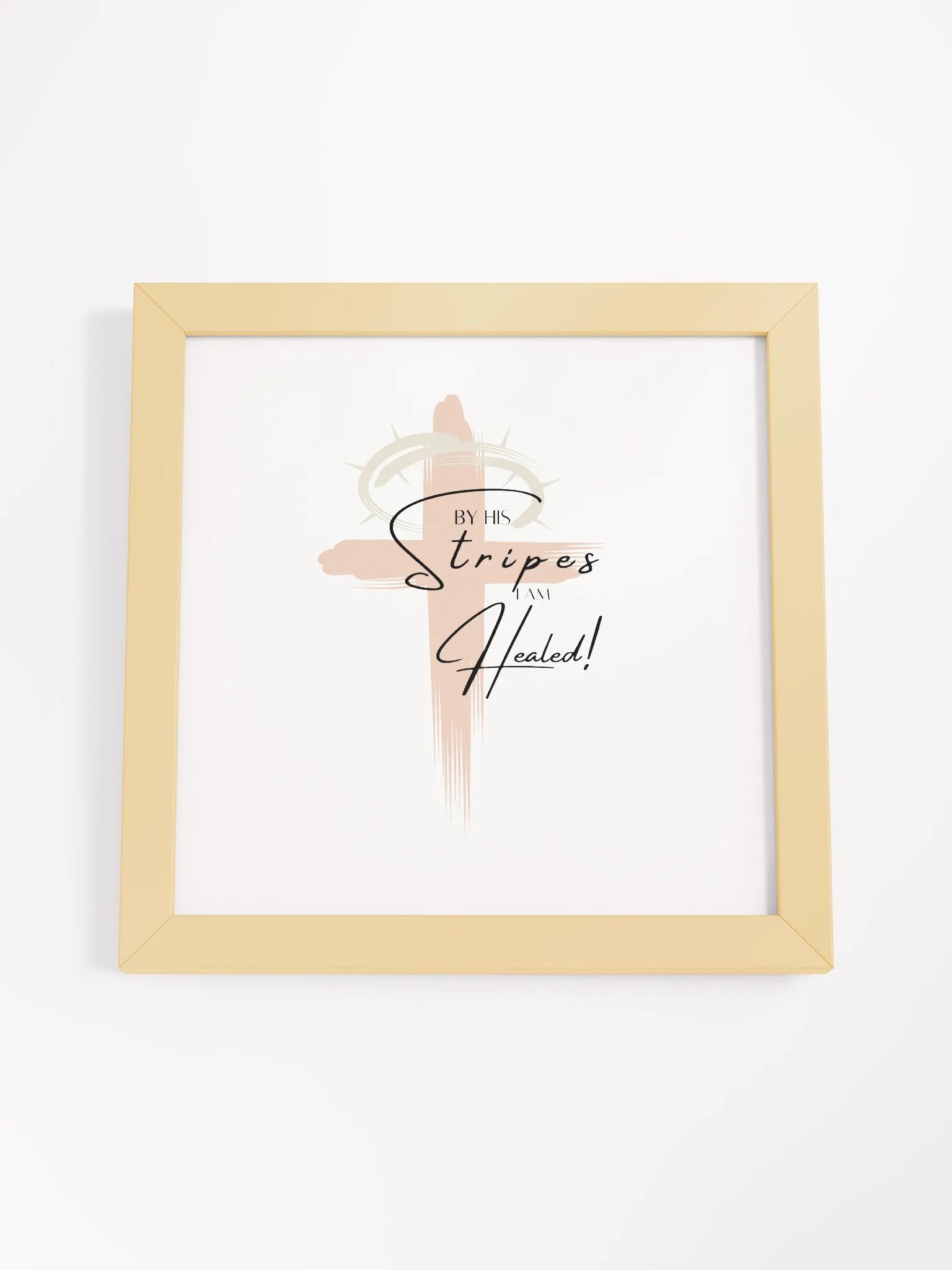 By His Stripes Framed Art Print product image (4)