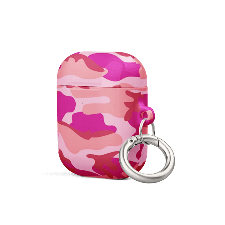 Pink Camo AirPod Case product image (2)