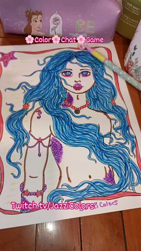 🌸Happy Mermaid Monday

#twitchaffiliate #artsandcrafts #adultcolouring #coloringbookforadults #twitch #deborahmuller #mermaids