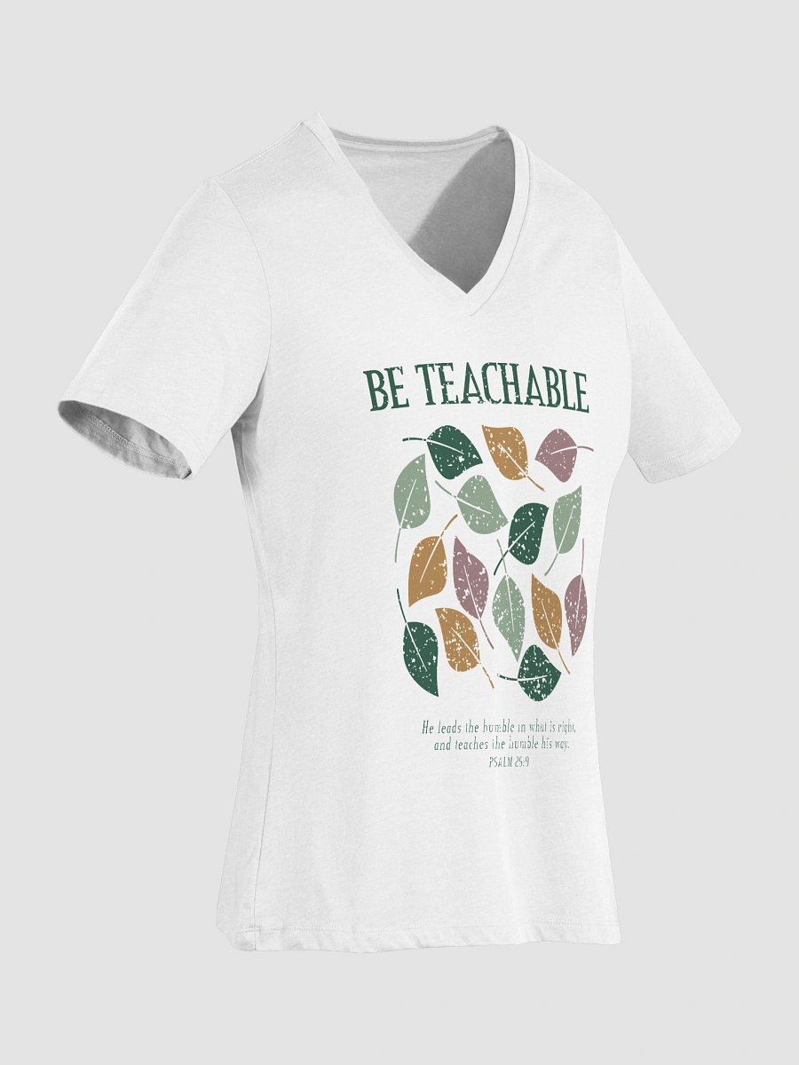 Be Teachable Women's Relaxed V-Neck Shirt product image (6)