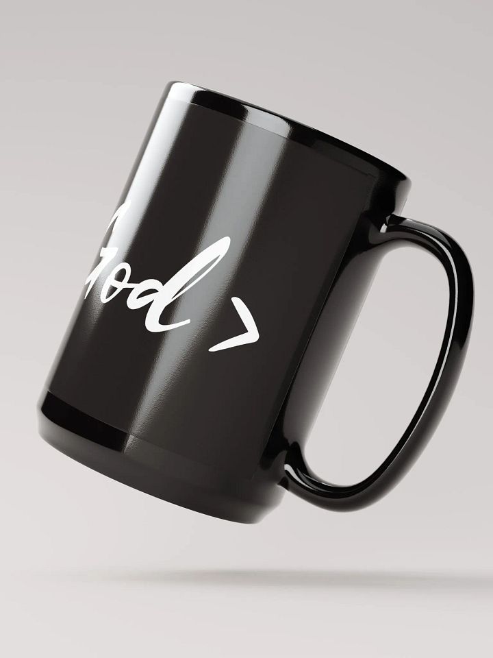 God > WHITE TEXT MUG product image (2)