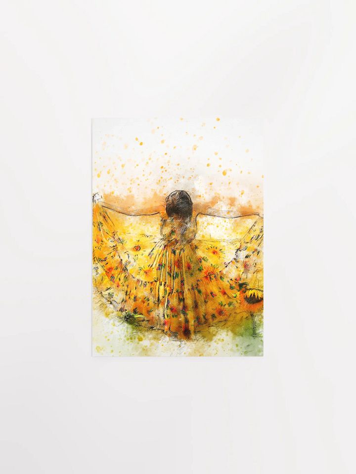 Sunflower Bow Poster Print product image (1)