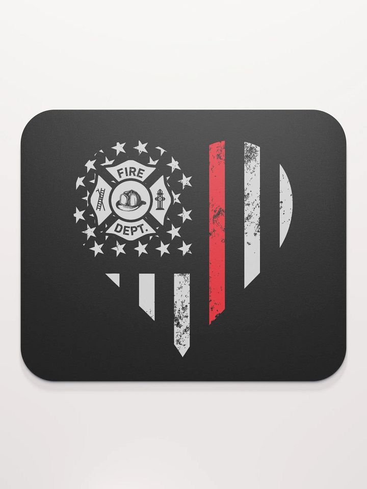 Fire Dept Heart - Mouse Pad product image (2)