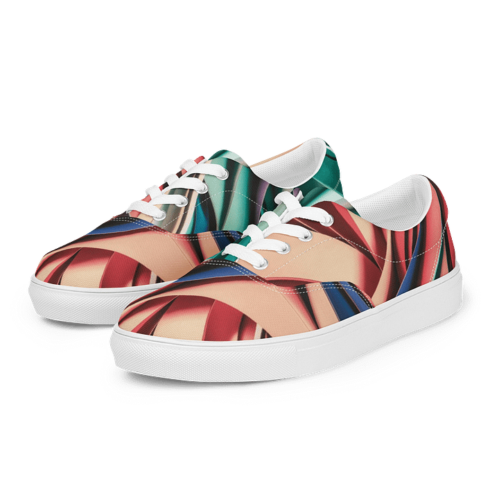 Graphic Grove Women's Athletic Shoes: Vibrant Abstract Colourways for Everyday Comfort product image (2)