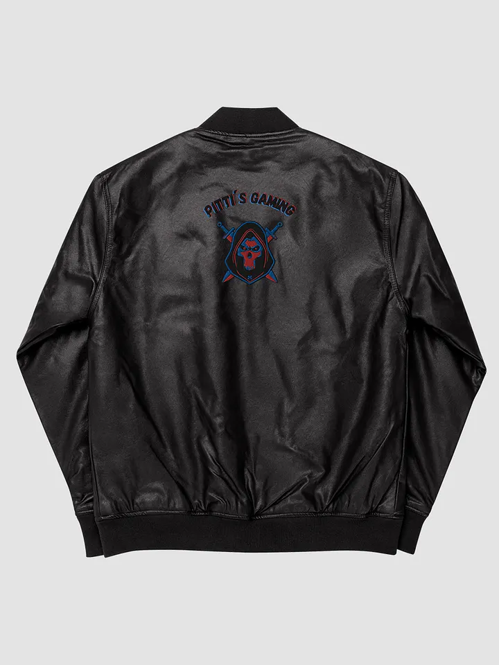 [pittis_gaming] Threadfast Apparel Faux Leather Bomber Jacket Threadfast Apparel 395J product image (2)