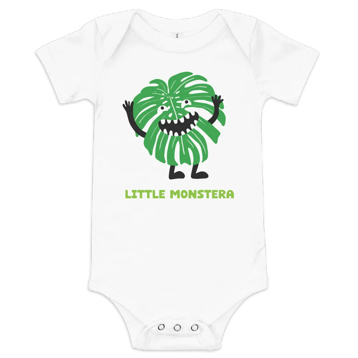 LITTLE MONSTERA onesie (3-24 months) product image (1)