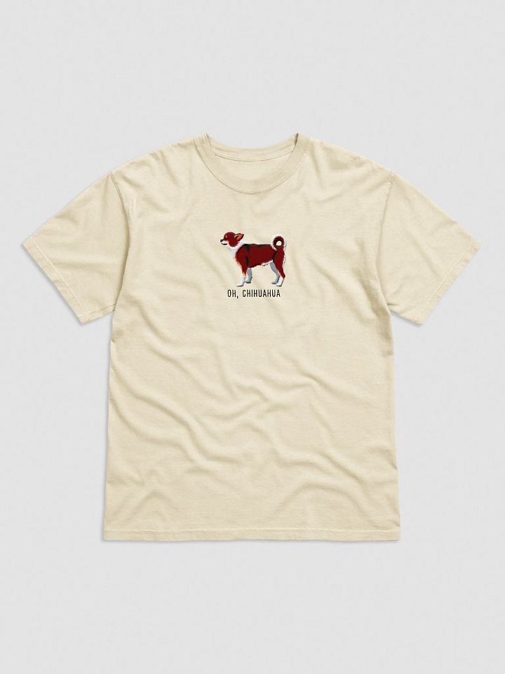 Oh, Chihuahua T-Shirt(Embroidered) of a Chihuahua(Red Tricolor) product image (33)