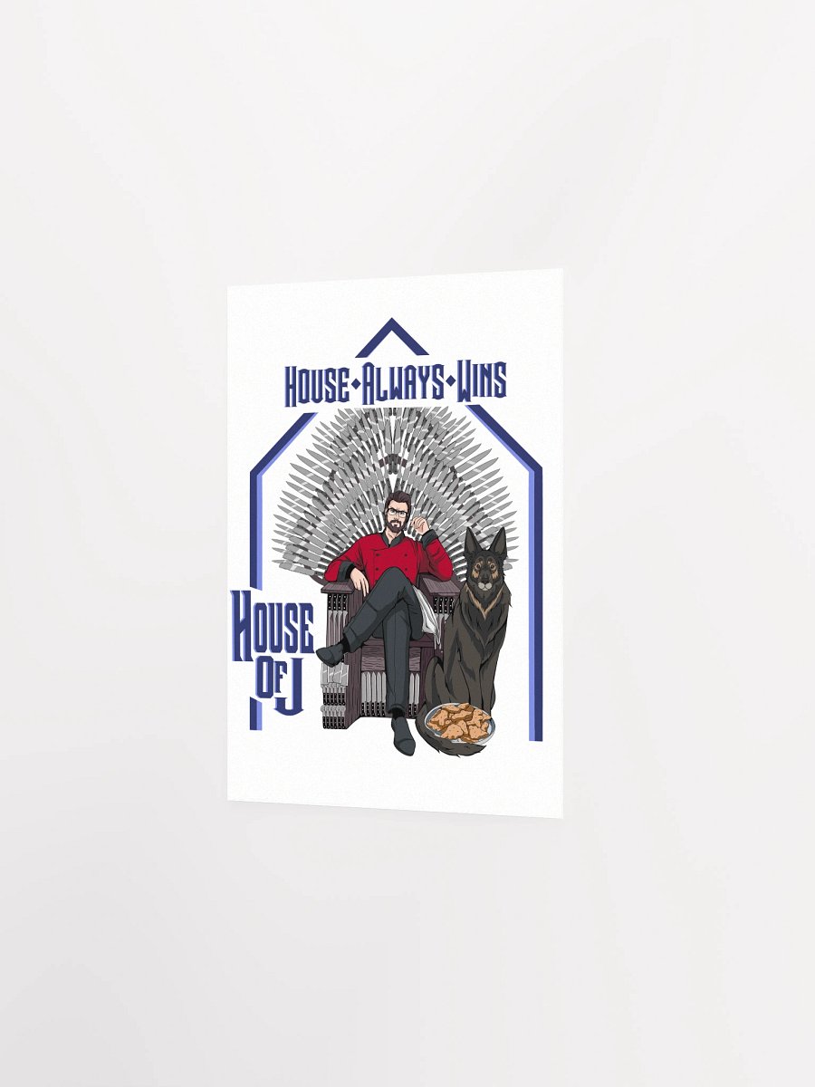 "House Always Wins" Poster (Light) product image (7)