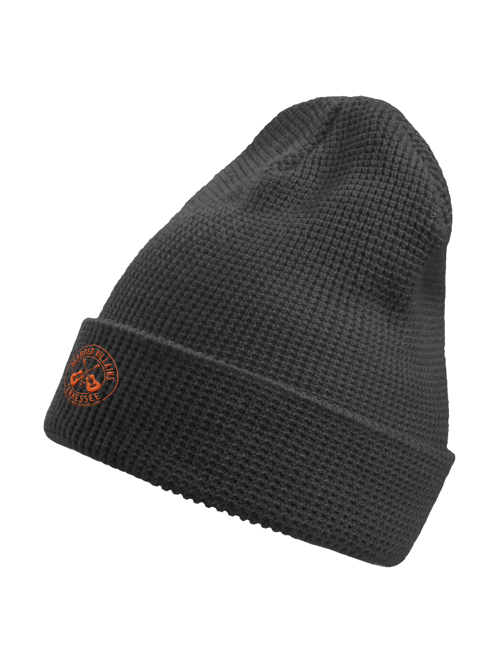 TSV Bearded Villains Tennessee Waffle Knit Beanie | Vols Orange & Smokey Gray Logo | Bold Brotherhood Style & Game-Day Comfort product image (2)